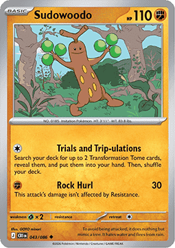 Sudowoodo - Chaos Rising (Uncommon) [CRI-043]