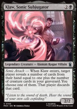 Klaw, Sonic Subjugator