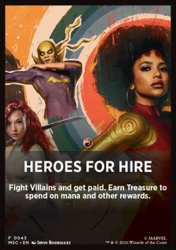 Jumpstart Pack Summary Card: Heroes for Hire